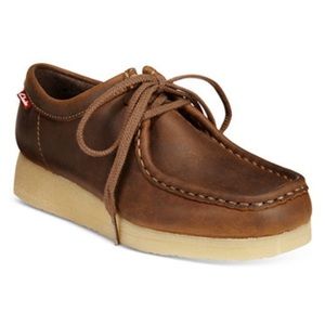 Clarks Originals Brown Leather Wallabees